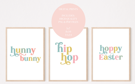 Easter Printable Bundle Set of 3