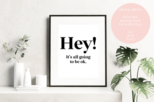 Hey it's ok |  Digital Download