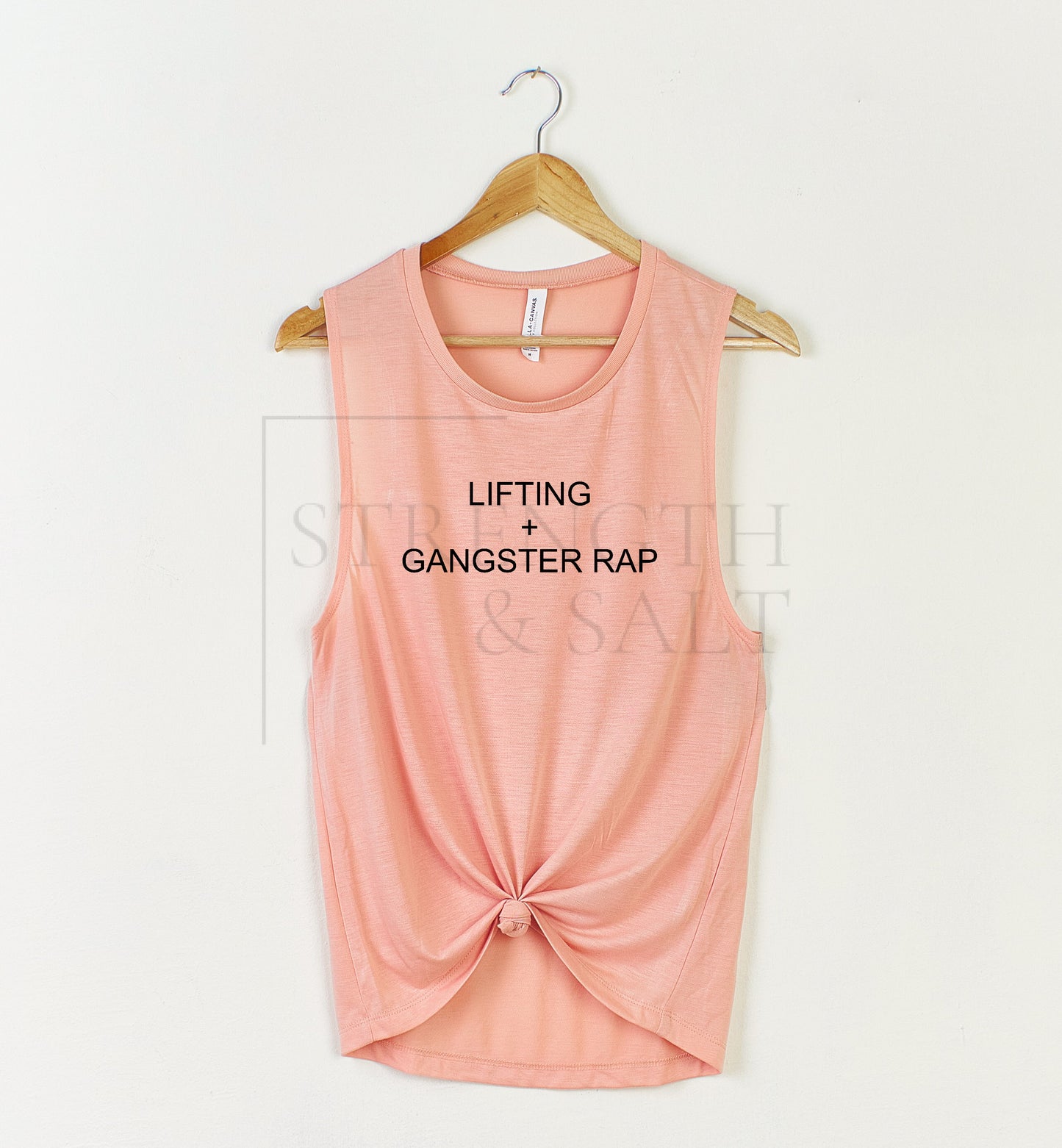 Lifting + Gangster Rap Muscle Tank