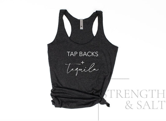 Tap Backs Tequila Racerback Tank